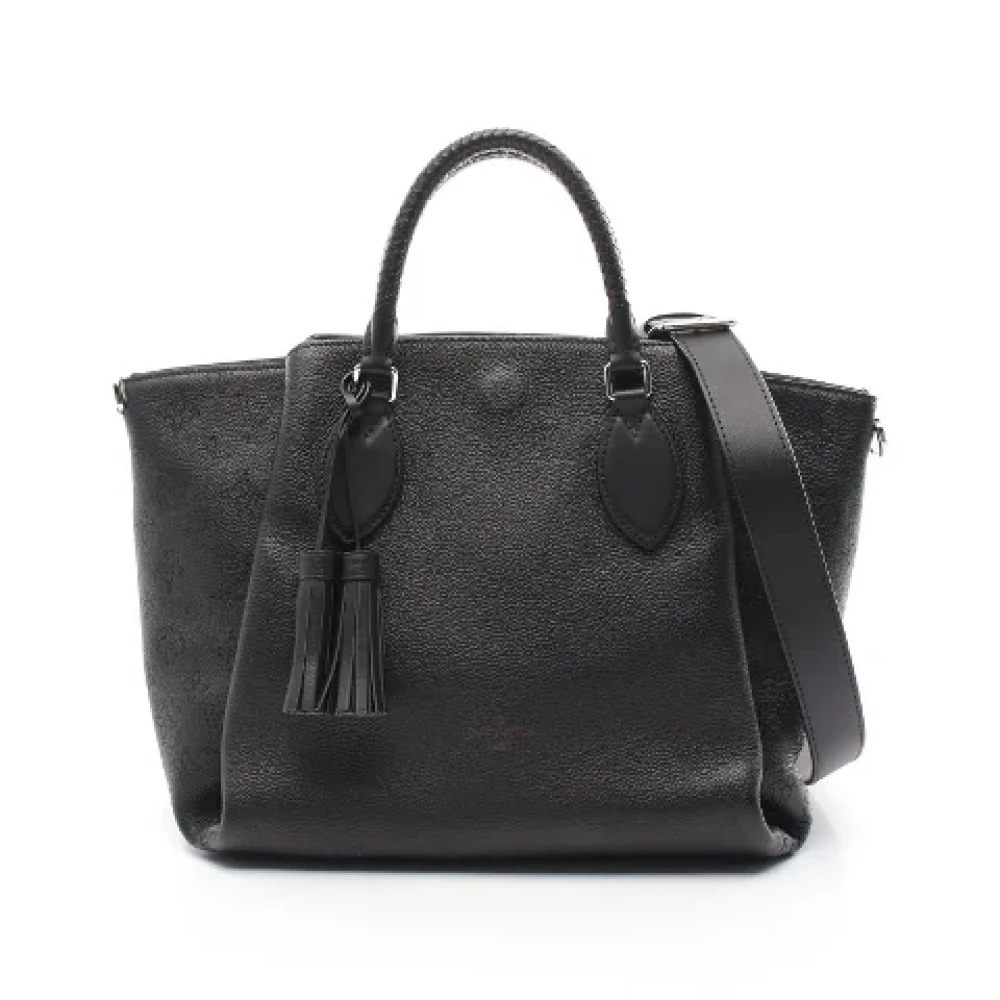 Louis Vuitton Vintage Pre-owned Leather handbags Black Dames