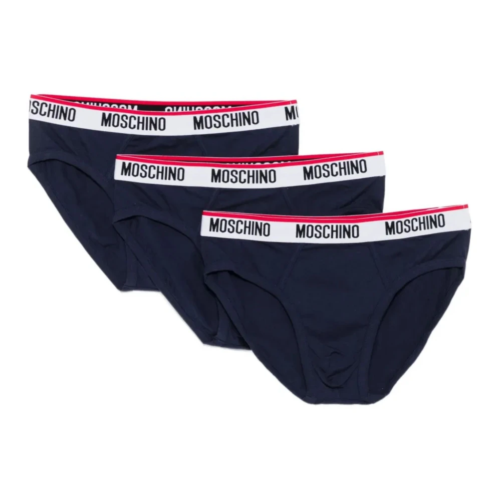 Moschino Hombre Logo Band Slip Tri-Pack