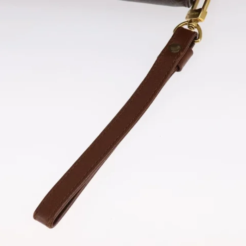 Louis Vuitton Vintage Pre-owned Canvas clutches Brown Dames