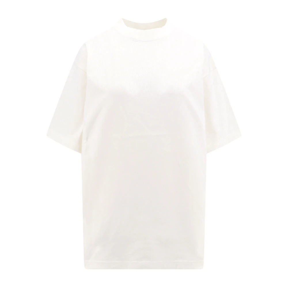 Balenciaga Handgetekend katoenen T-shirt White Dames
