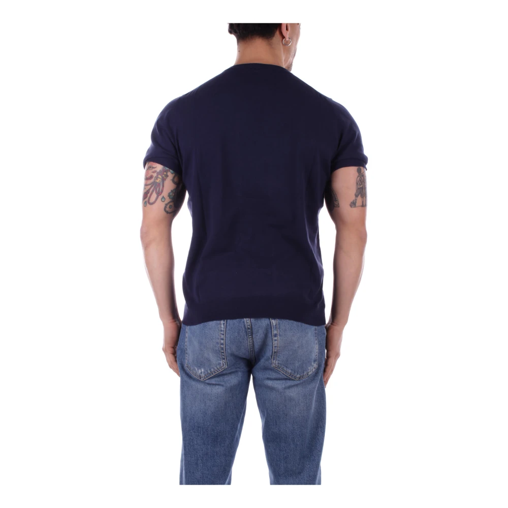 Costume National T-Shirts Blue Heren