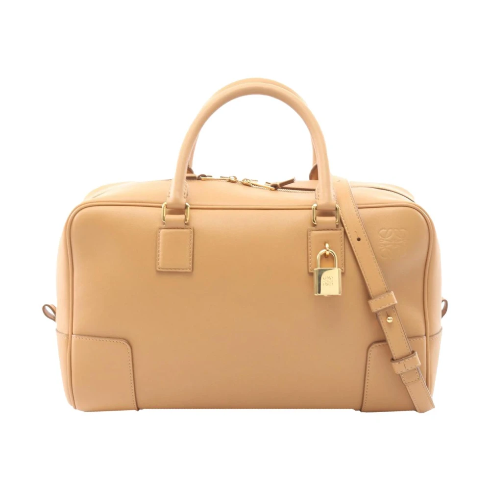 Loewe Pre-Owned Women's Brown Pre-Owned Vintage Amazona Satchel Bag
