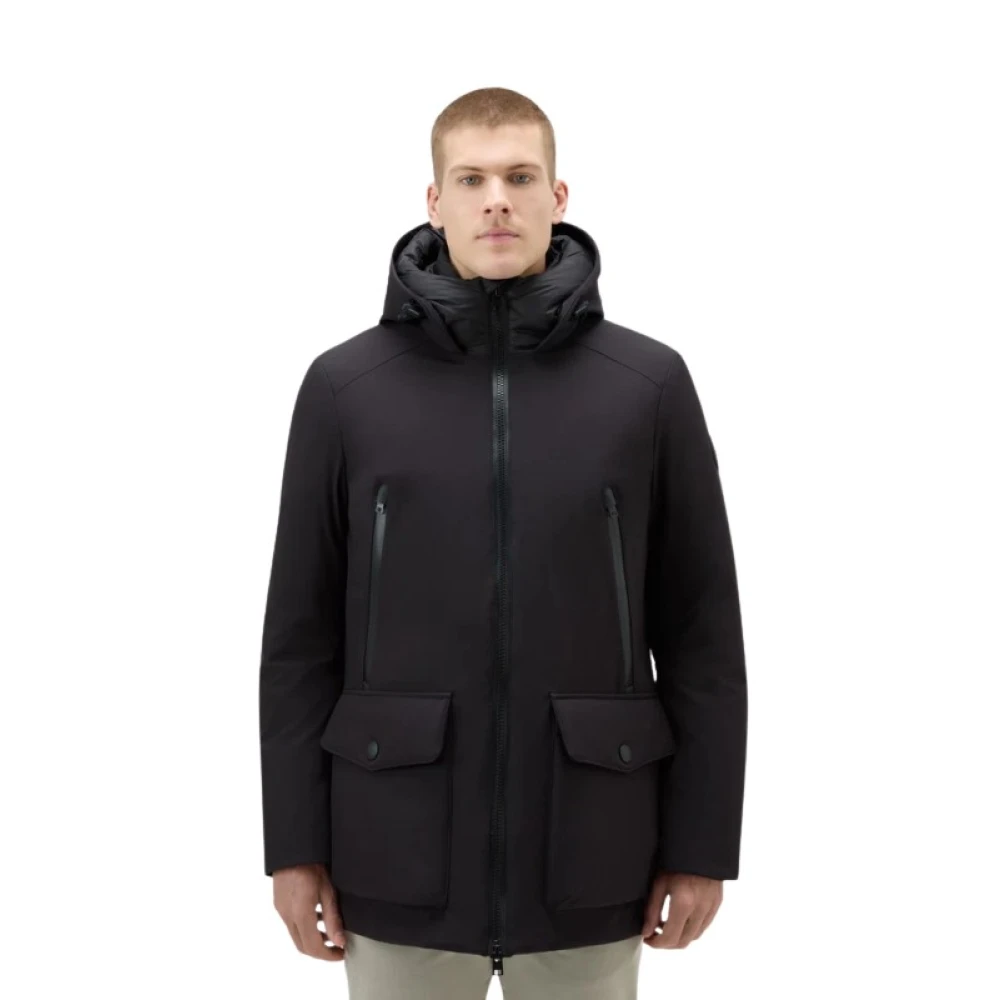 Woolrich Array Winterjas Black Heren