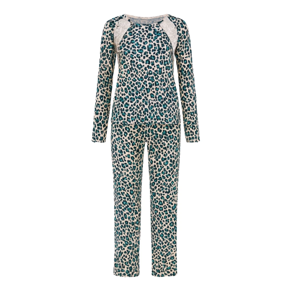 Twinset Women's Green Long Pyjama Set - Pyjamas - L - Nightwear & Lounge