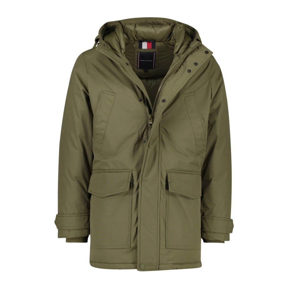 Tommy Hilfiger Groene Winterjas Green Heren