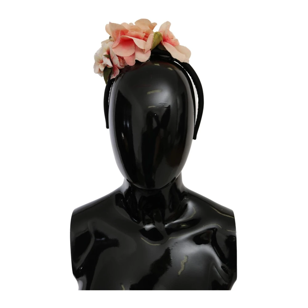 Dolce & Gabbana Luxe Bloemen Haarband Tiara Multicolor Dames