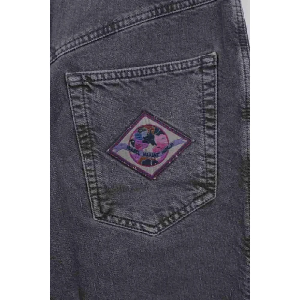Isabel Marant Pre-owned Cotton jeans Gray Dames