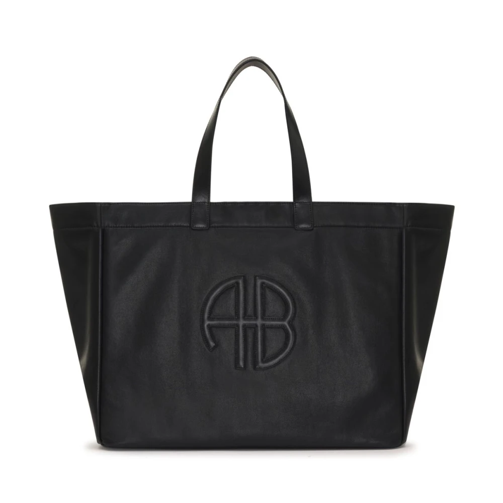 Anine Bing Women's Black Large Rio Tote - Shopping Bags - One Size - Bags