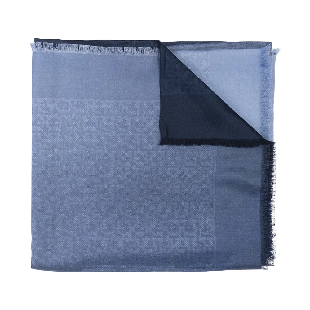 Ferragamo Donna Blu - Gandegra Scarf - Accessories - One Size