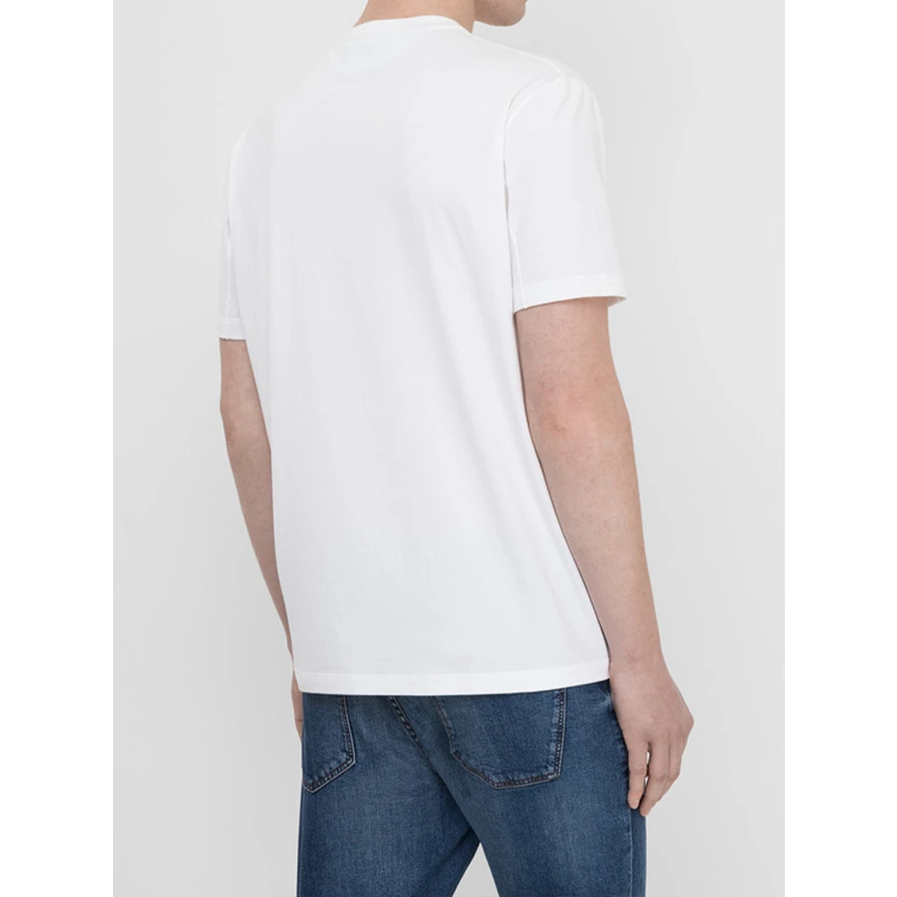 BRUNELLO CUCINELLI Beige T-shirt en Polo Basic Fit Beige Heren