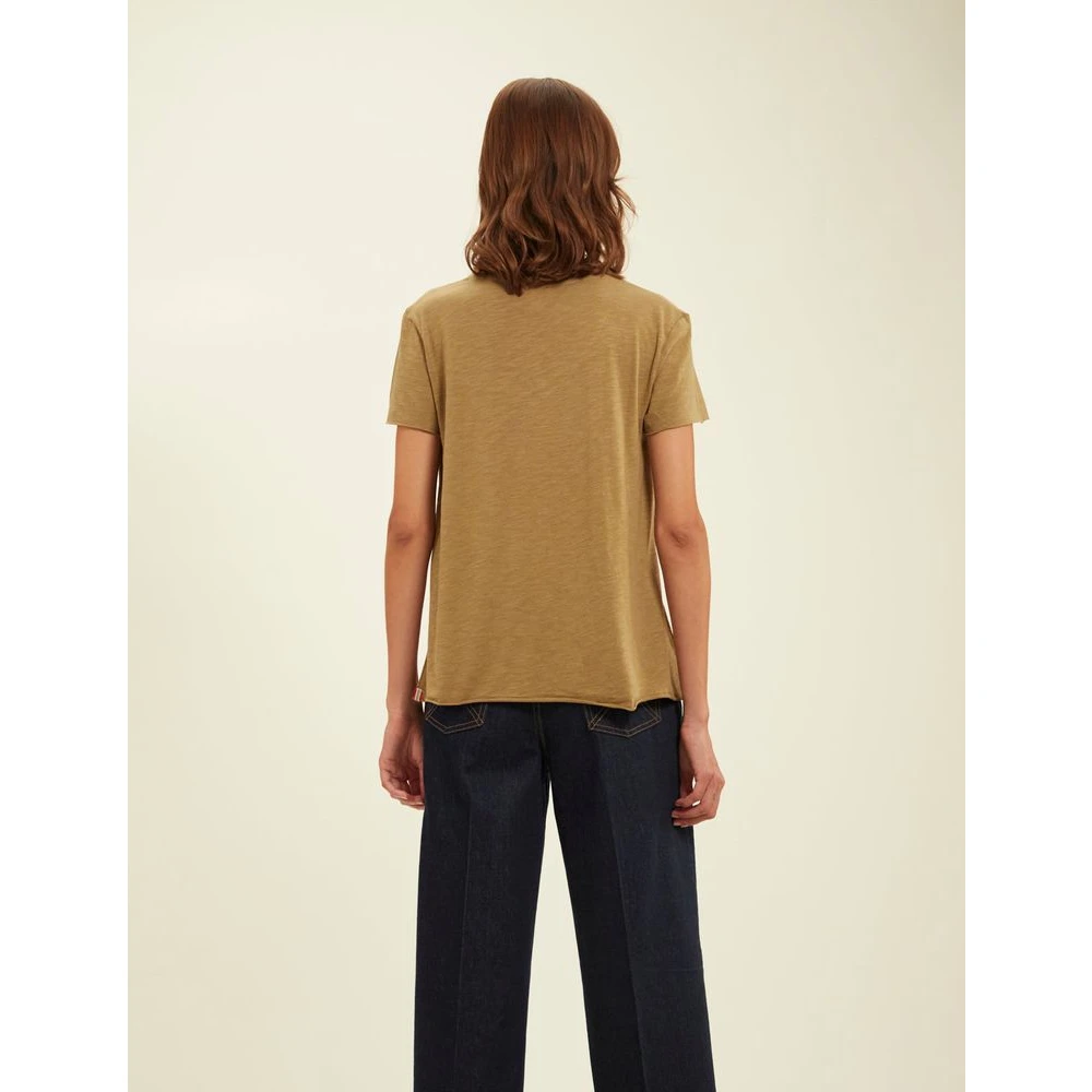 Ines De La Fressange Paris Katalina khaki T-shirt Brown Dames