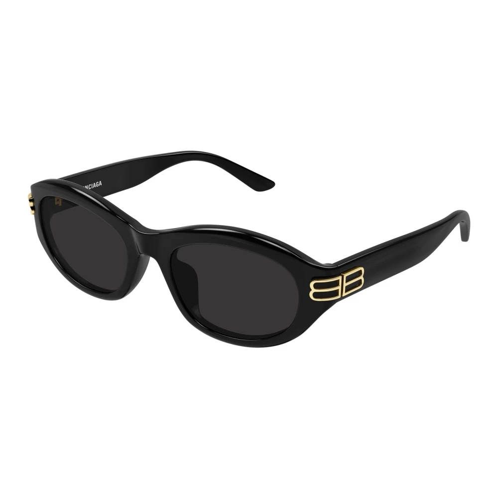 Balenciaga Women's Black Oval Sunglasses - Sunglasses - 55 Mm - Accessories