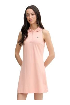 Sleeveless Piqué Polo Dress