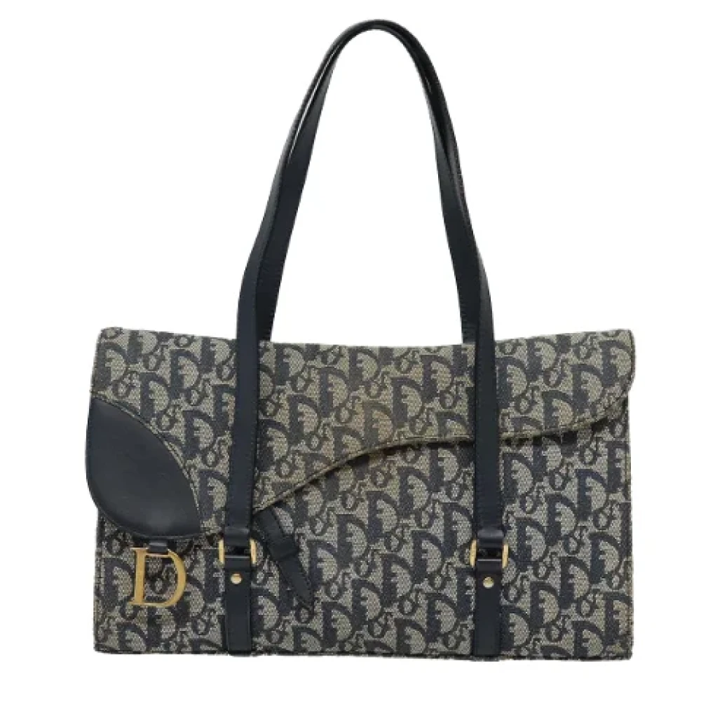 Dior Vintage Pre-owned Canvas dior-bags Blue Dames