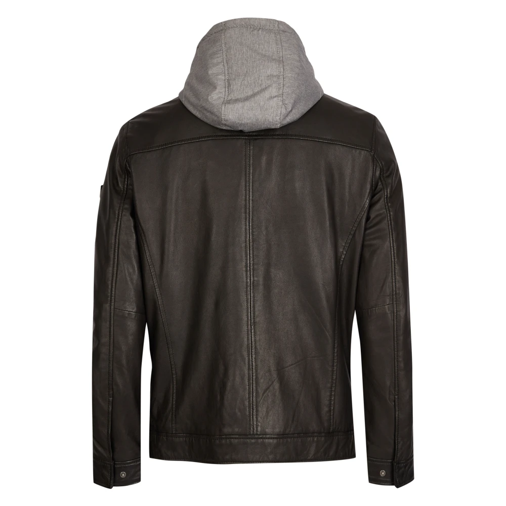 Bugatti Heren Leren Jas Aurelino Black Heren