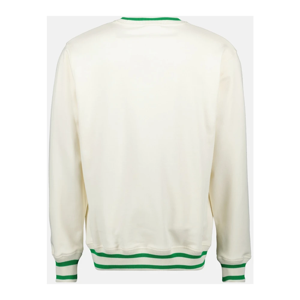 Drole de Monsieur Bicolor Slogan Sweatshirt Lente-Zomer 2025 White Heren