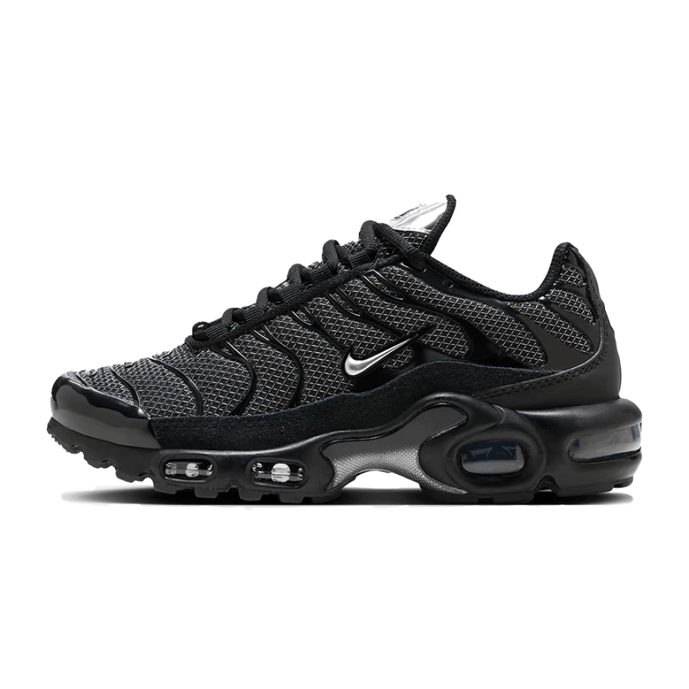 Nike Women's Black (Wmns) Air Max Plus ' Metallic Silver' Dq0850-001 - Image 2