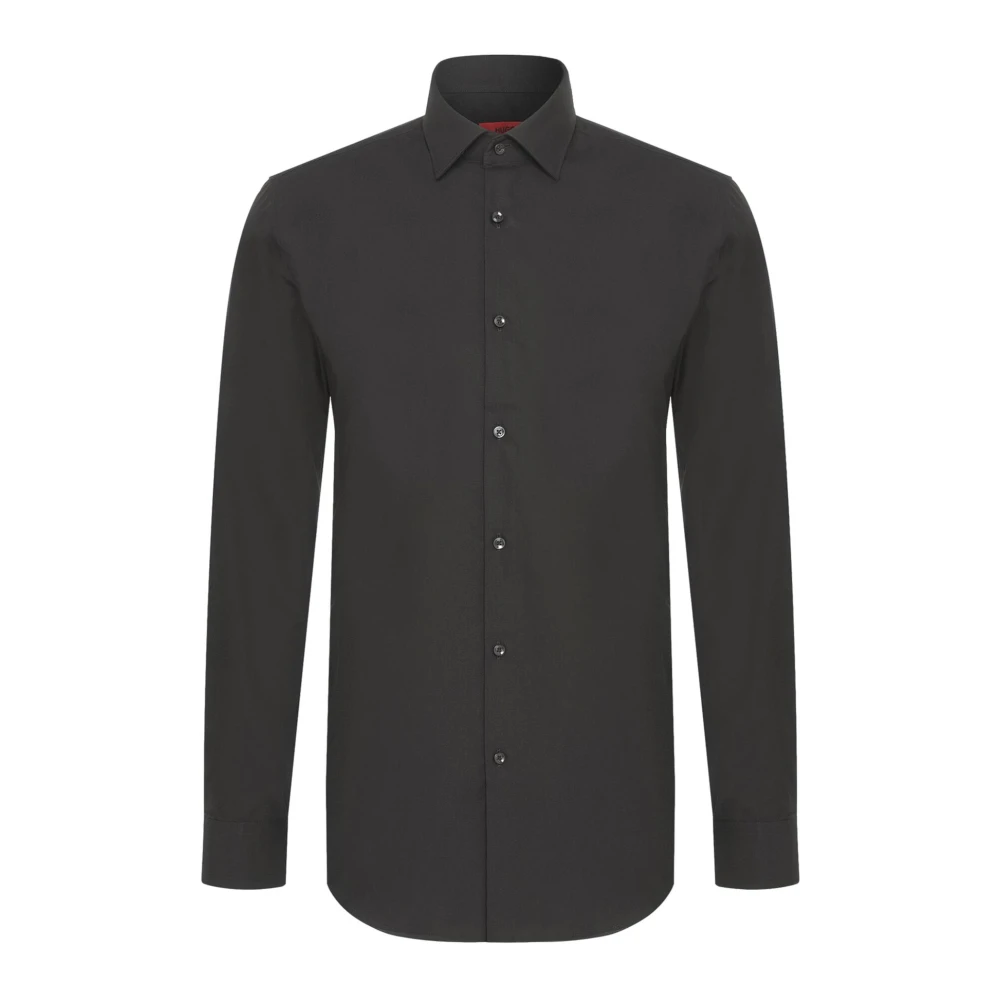 Hugo Black Slim Fit Cotton Shirt C-Jenno - Male - Formal Shirts - Xl - Shirts