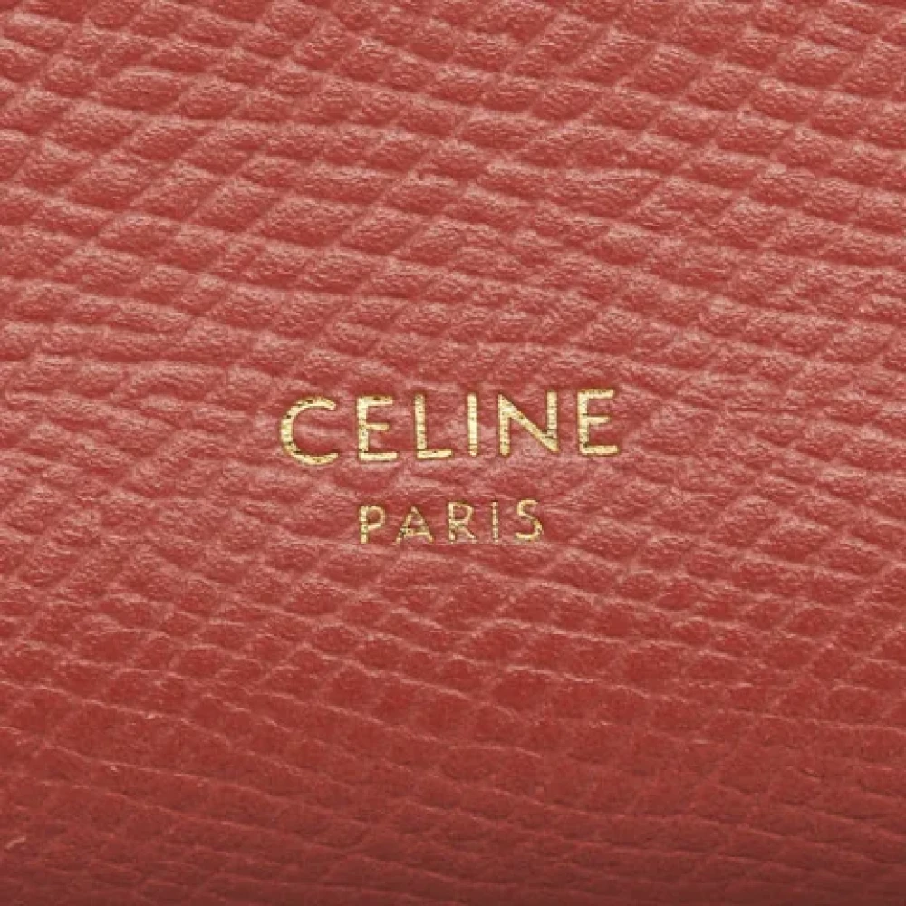 Celine Vintage Pre-owned Leather wallets Pink Dames