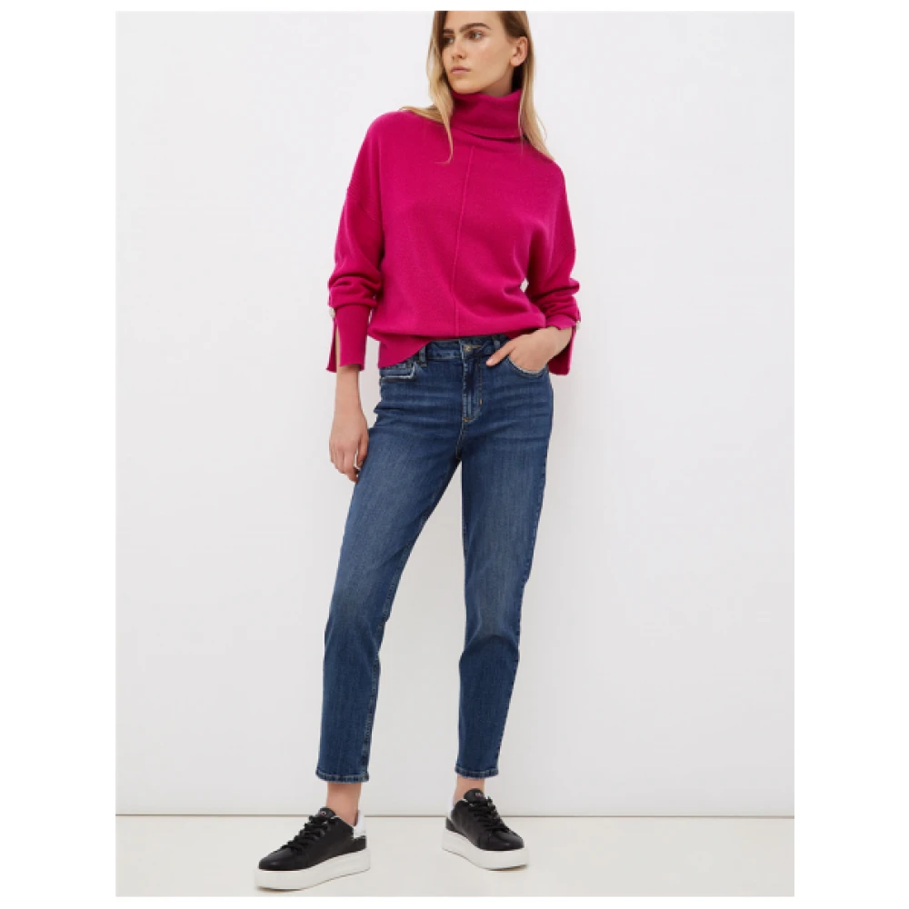 Liu Jo Schattige Slim High Waist Mom Jeans Blue Dames