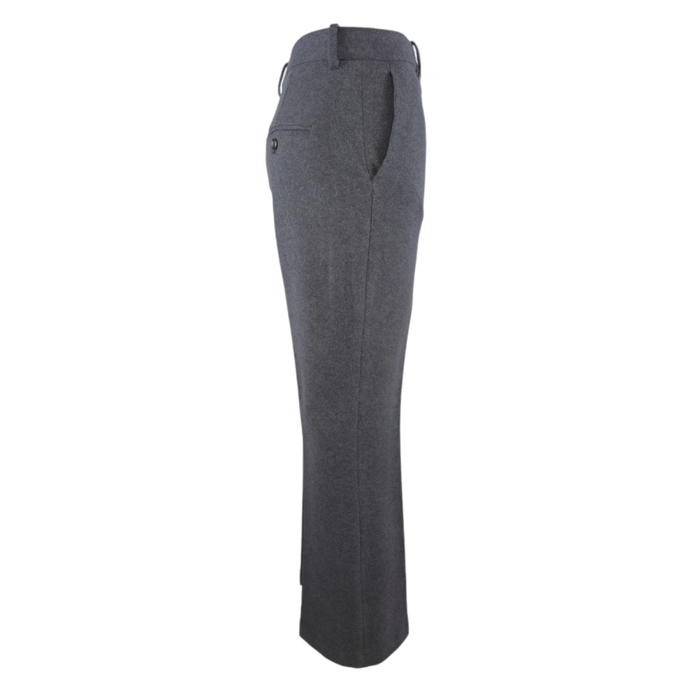 Circolo 1901 Grijze Flare Broek Gray Dames