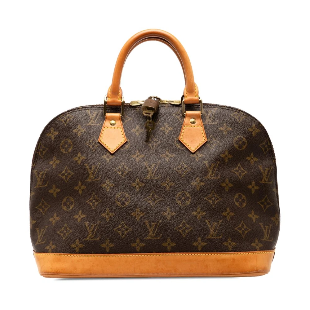 Louis Vuitton Vintage Women's Brown Pre-Owned Dome Handbag