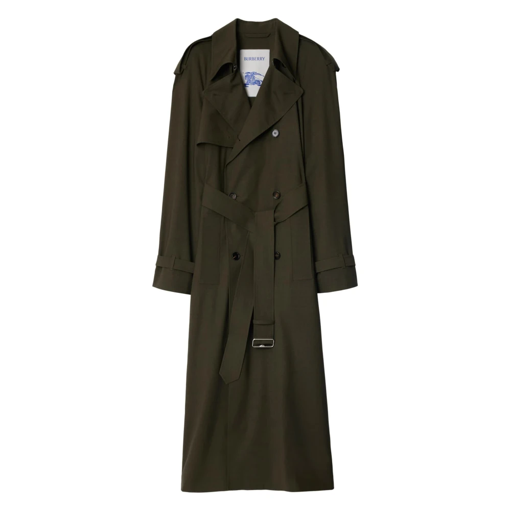 Burberry Bruin Melange Wollen Trui Brown Heren