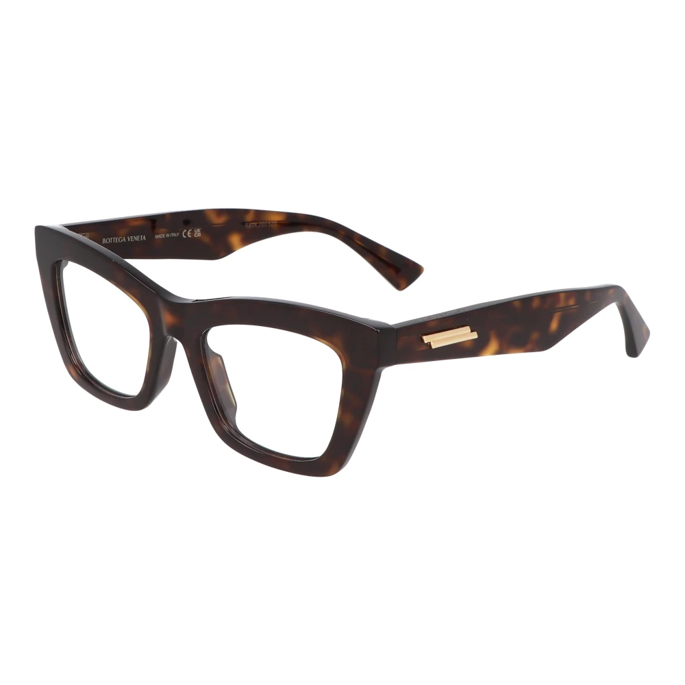 Bottega Veneta Onregelmatige acetaat brilmontuur model Black Unisex