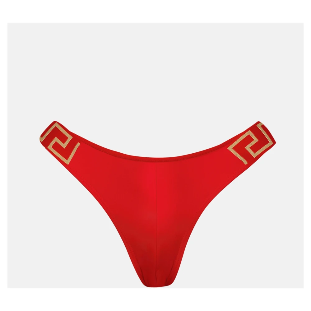 Versace Rode Greca Bikini Broekje Red Dames