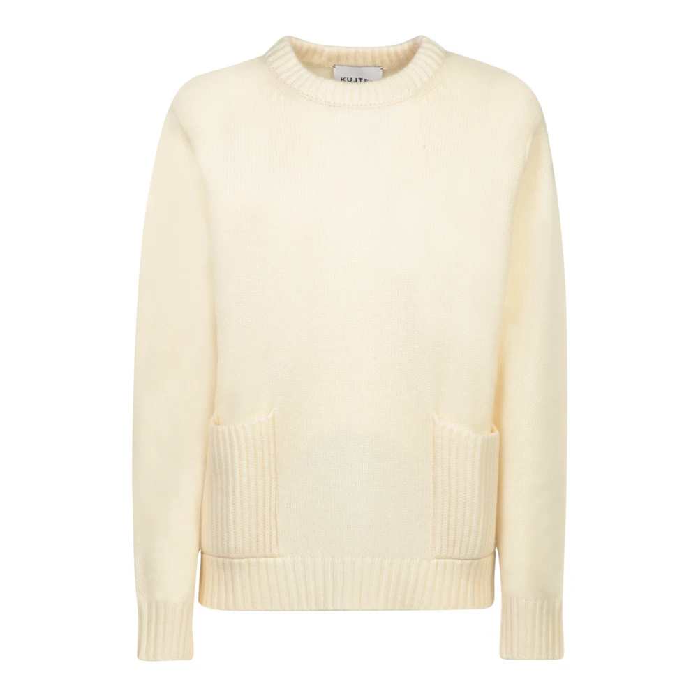 Kujten Witte Gebreide Kleding voor Vrouwen Aw24 White Dames