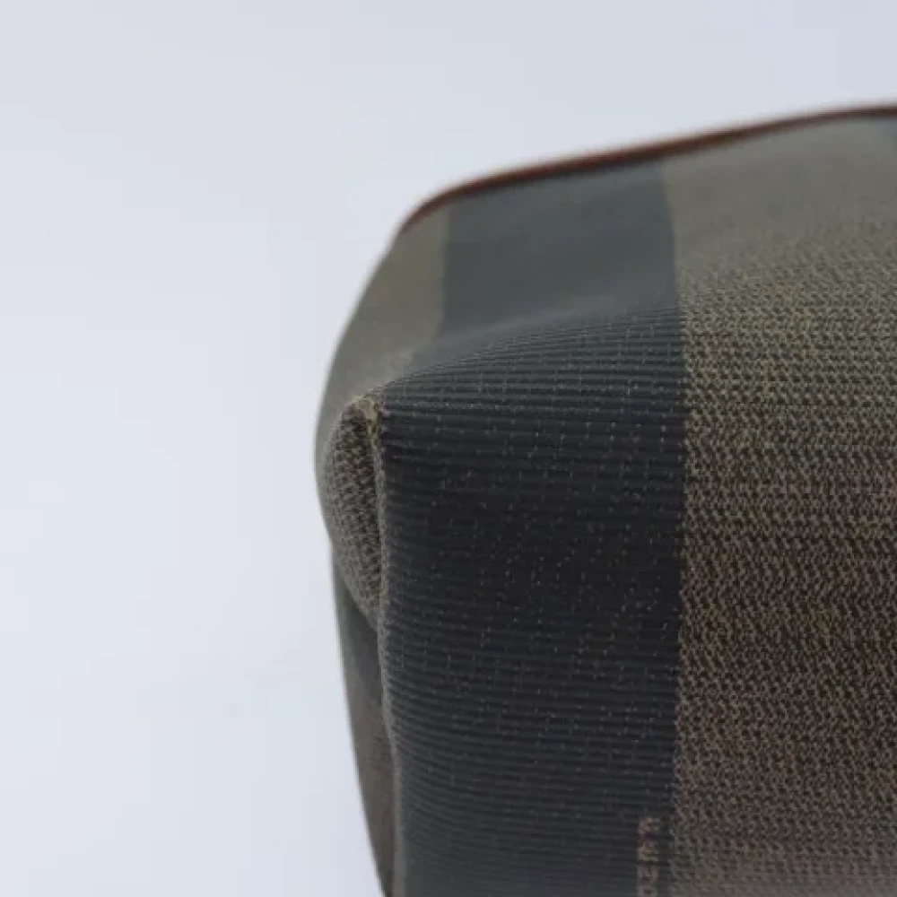 Fendi Vintage Pre-owned Canvas clutches Brown Dames