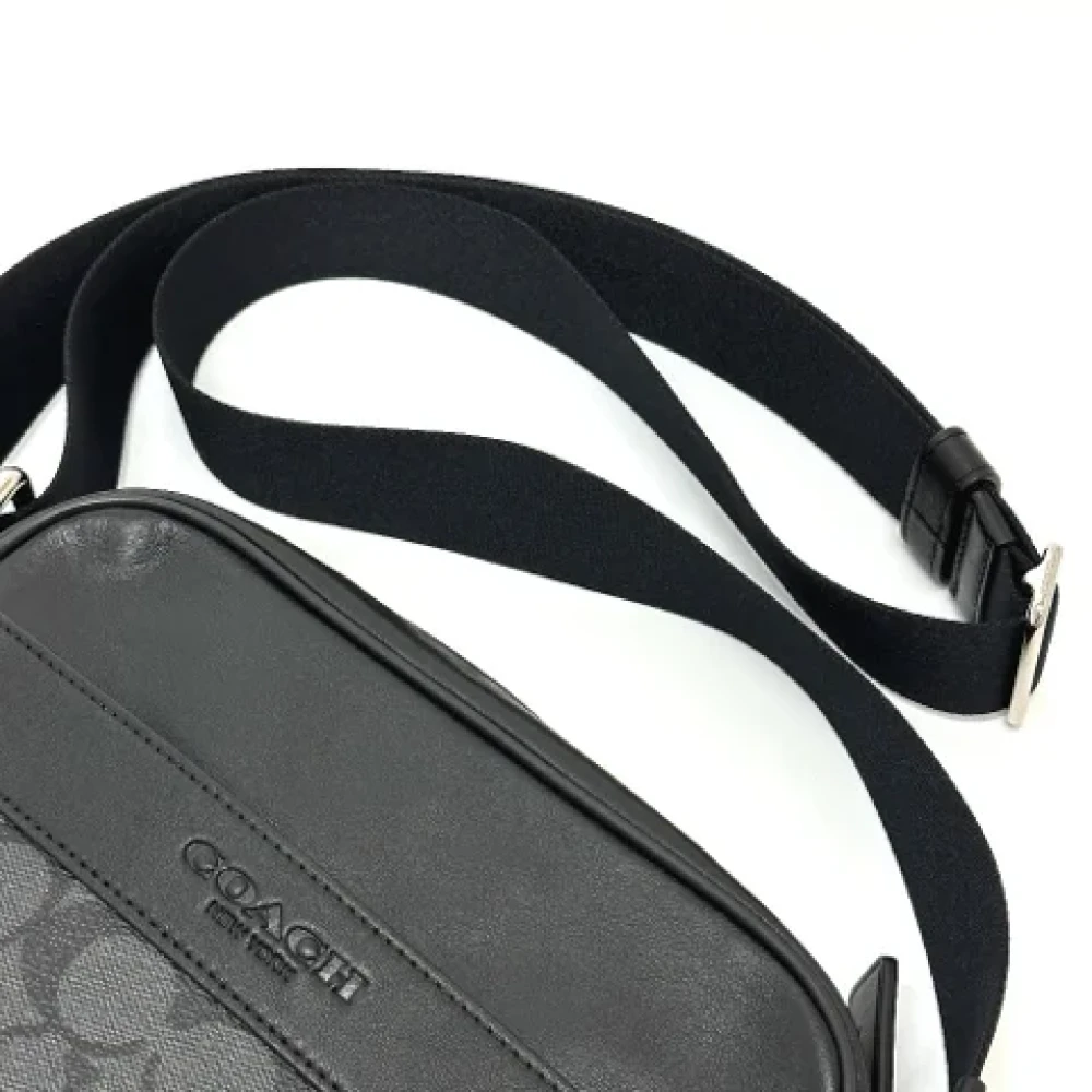 Coach Pre-owned Leather shoulder-bags Black Heren