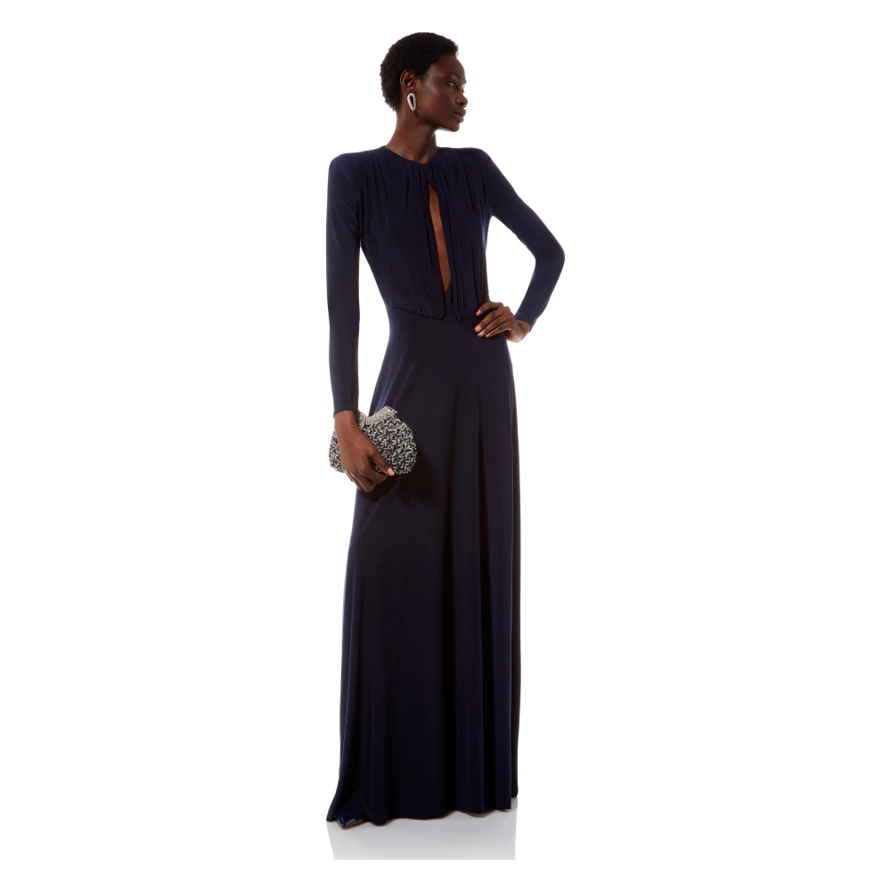 MVP wardrobe Farao Lange Jurk Blue Dames