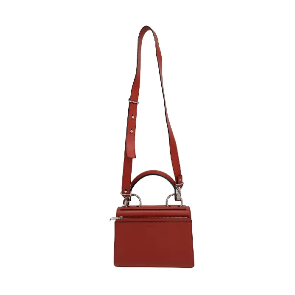 Proenza Schouler Pre-owned Leather shoulder-bags Red Dames