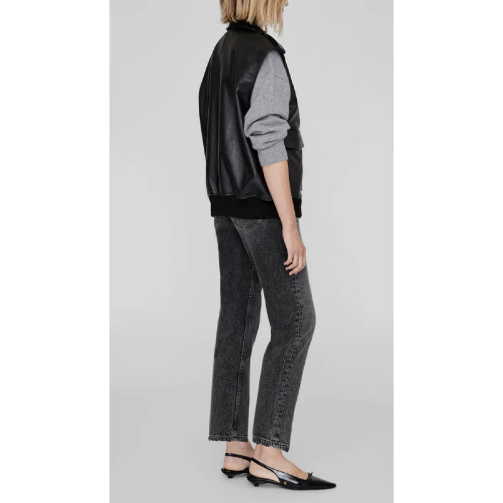 Anine Bing Sonnie Vest Black Dames