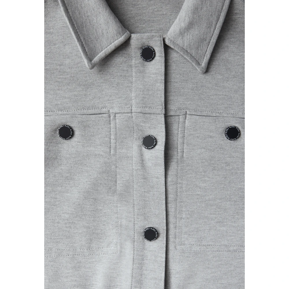 cecil Melange Overshirt Jas Stijlvol Functioneel Gray Dames