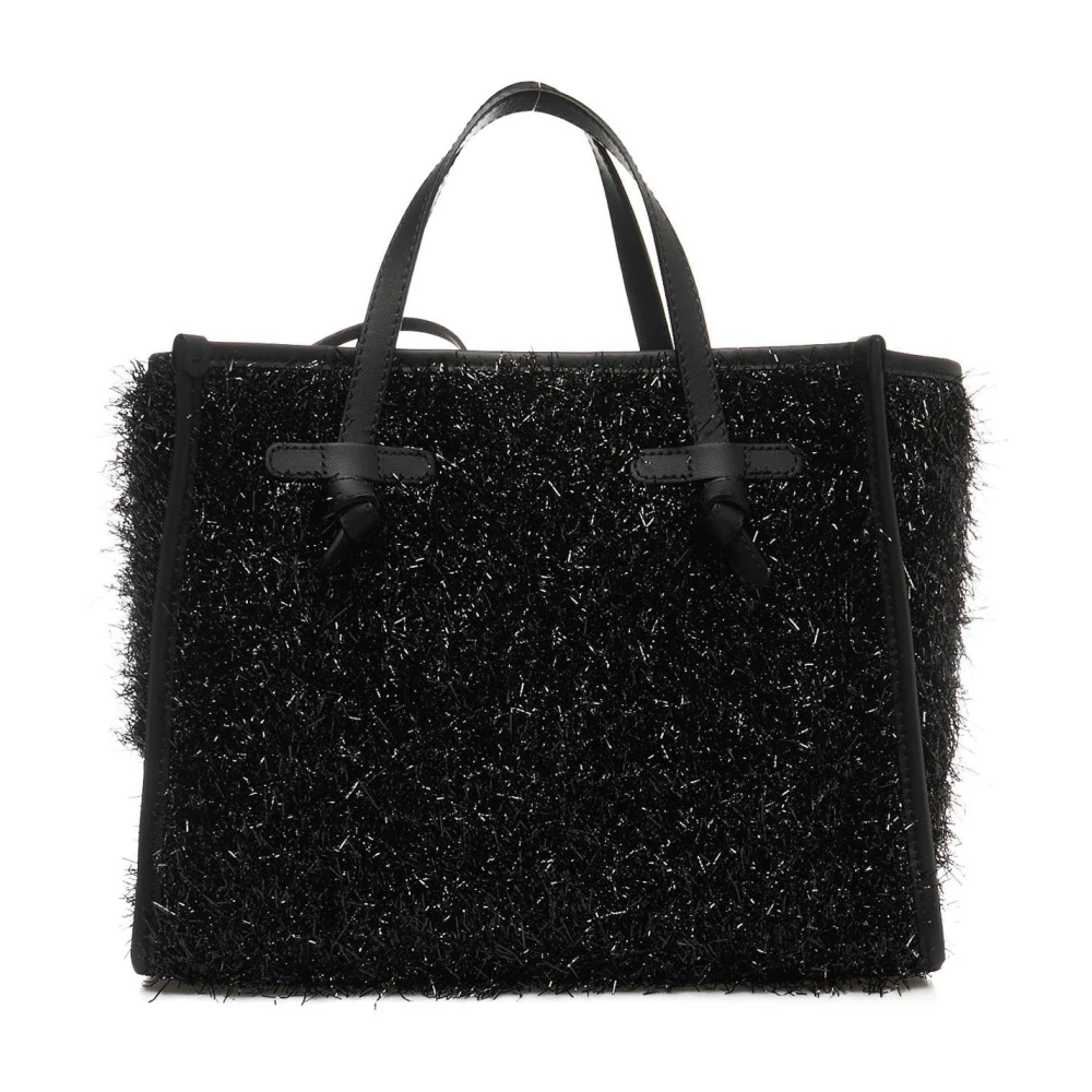 Gianni Chiarini Glitter Shopper met Franjes Black Dames