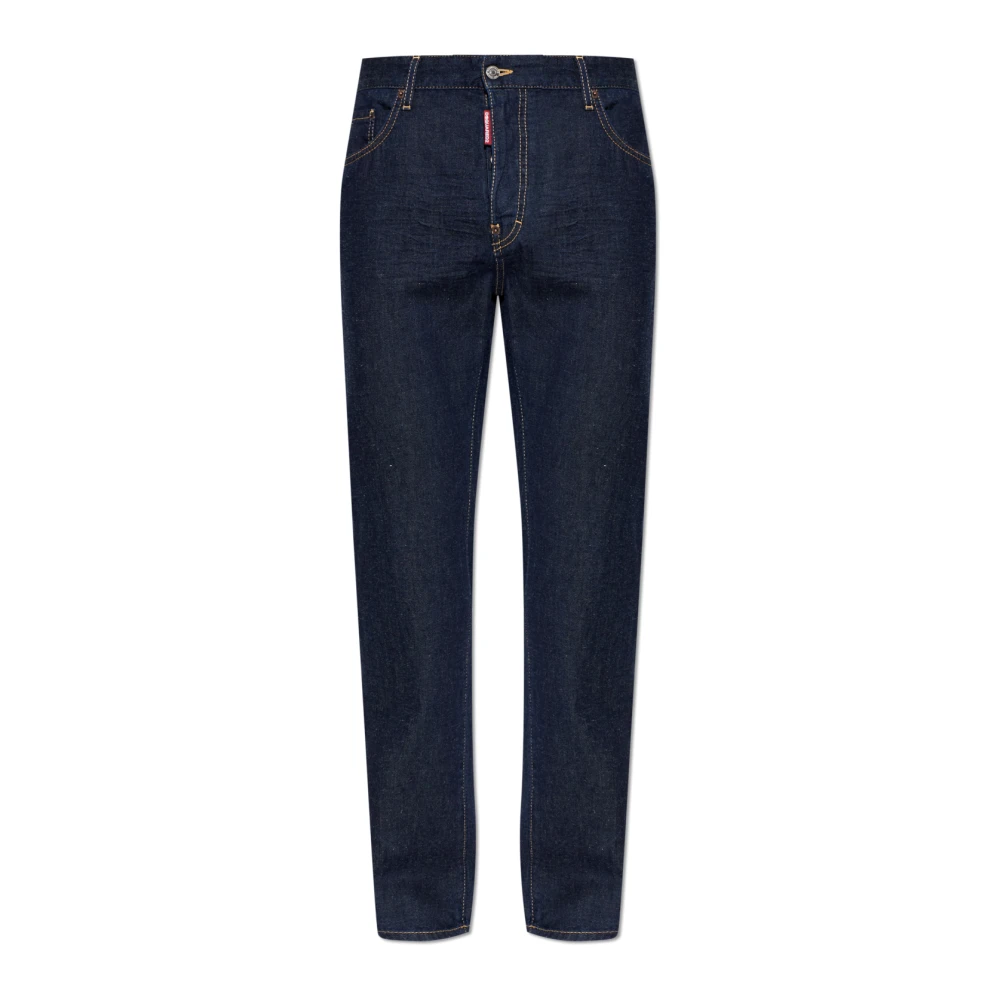 Dsquared2 Blue Straight Fit Jeans, Male, M, 642 Jeans