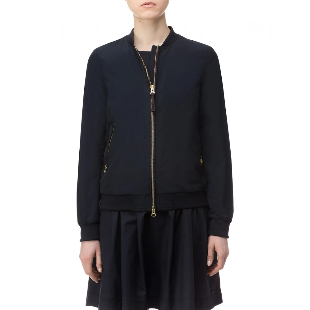 Woolrich Polyester Puffer en Parka Jassen Blue Dames