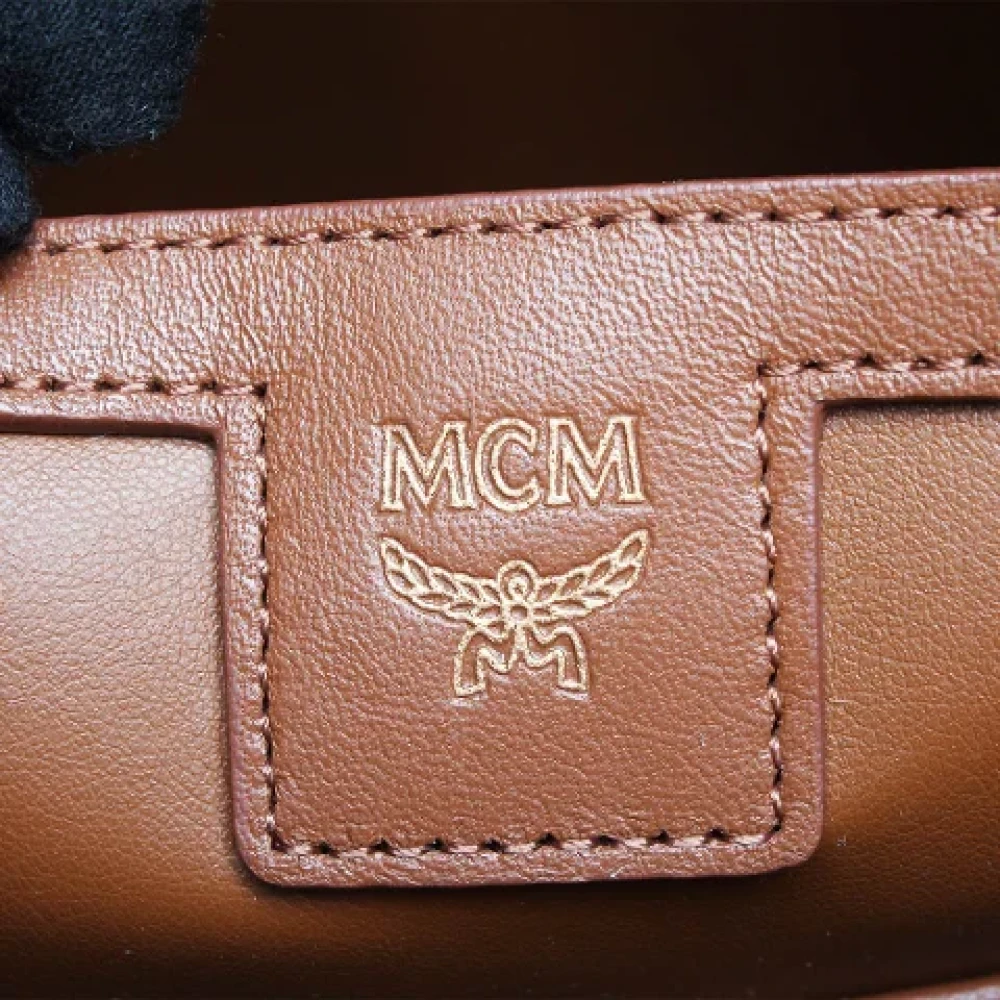 MCM Pre-owned Canvas backpacks Black Dames