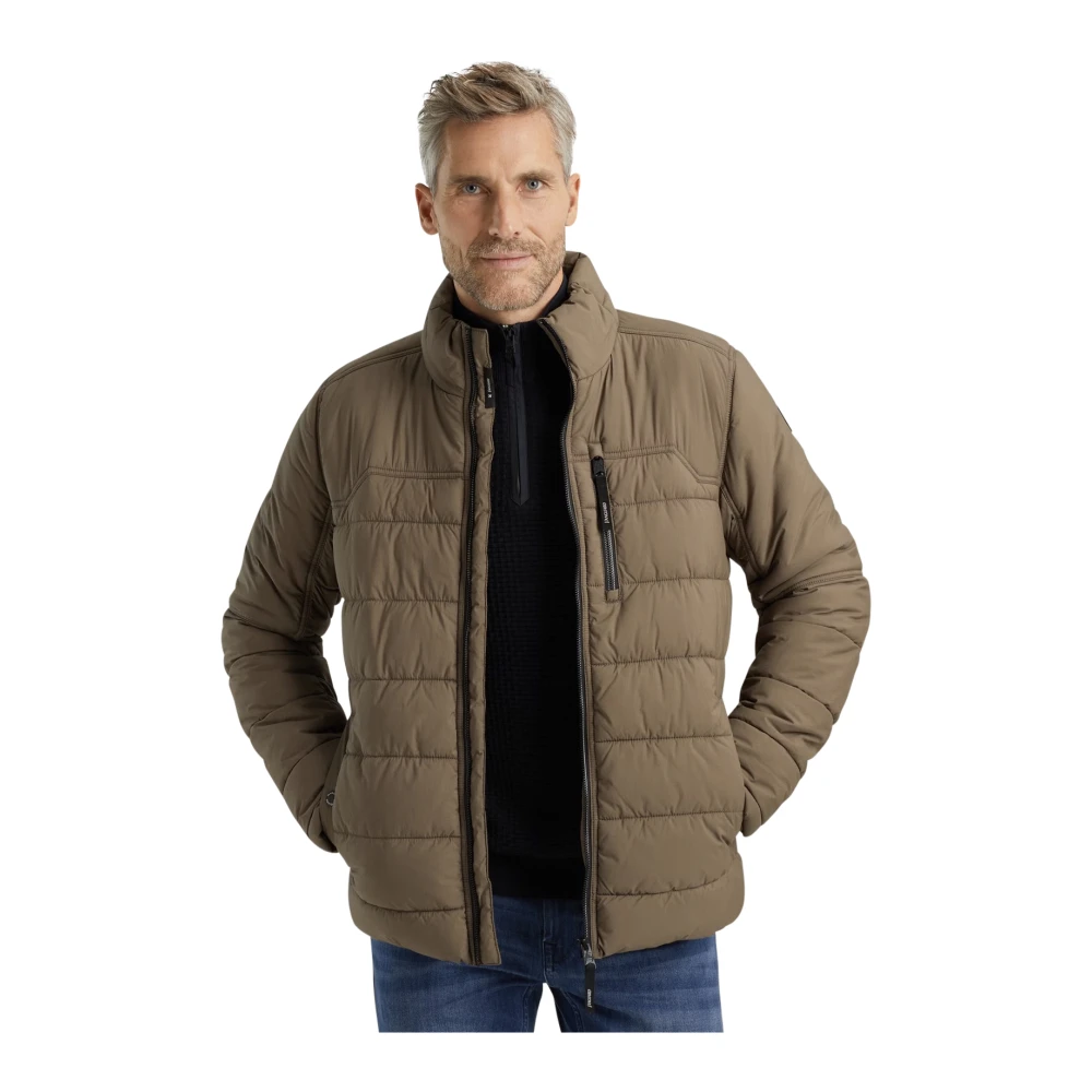 Vanguard Bruine Winterjas Stijlvol Ontwerp Brown Heren