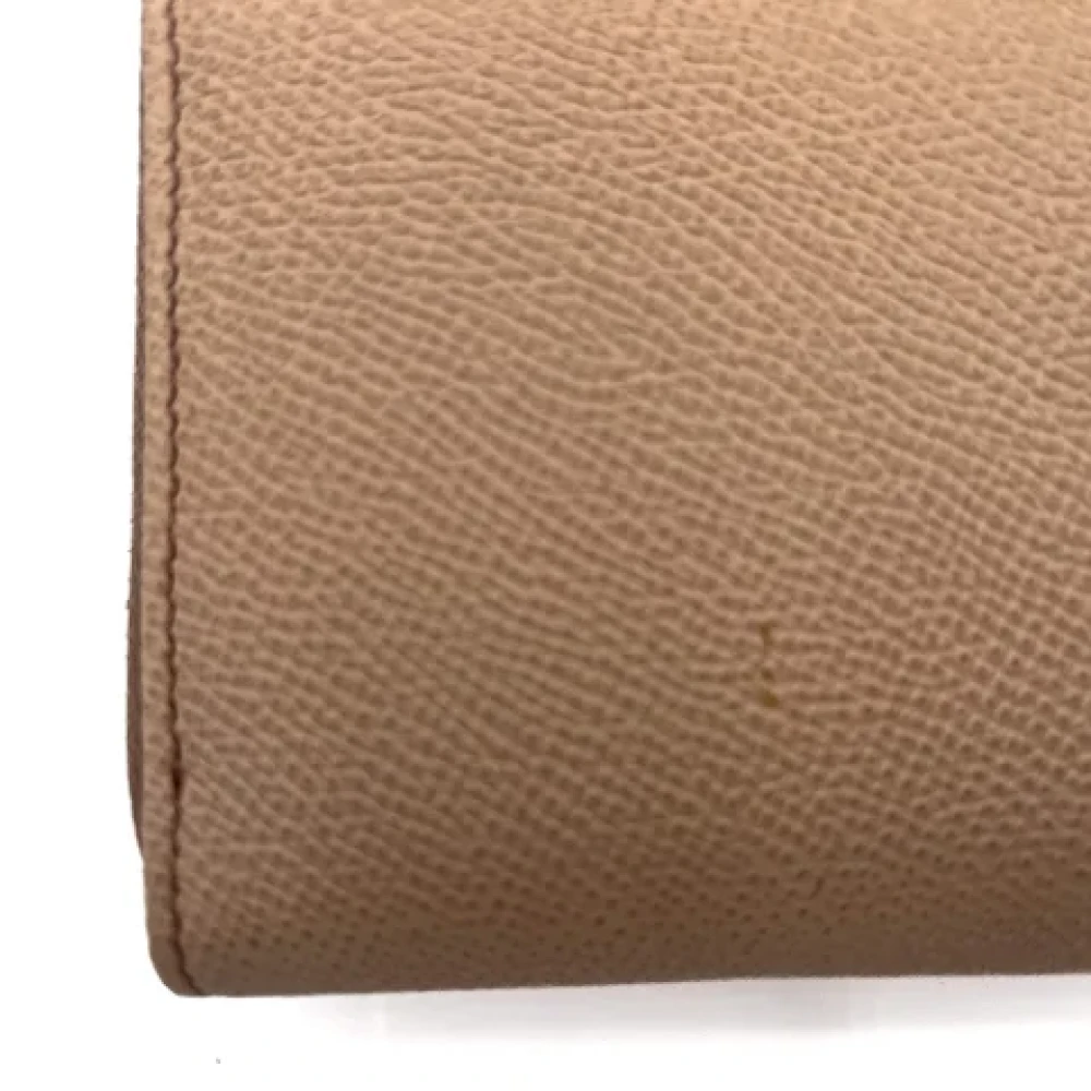 Dolce & Gabbana Pre-owned Leather wallets Beige Dames