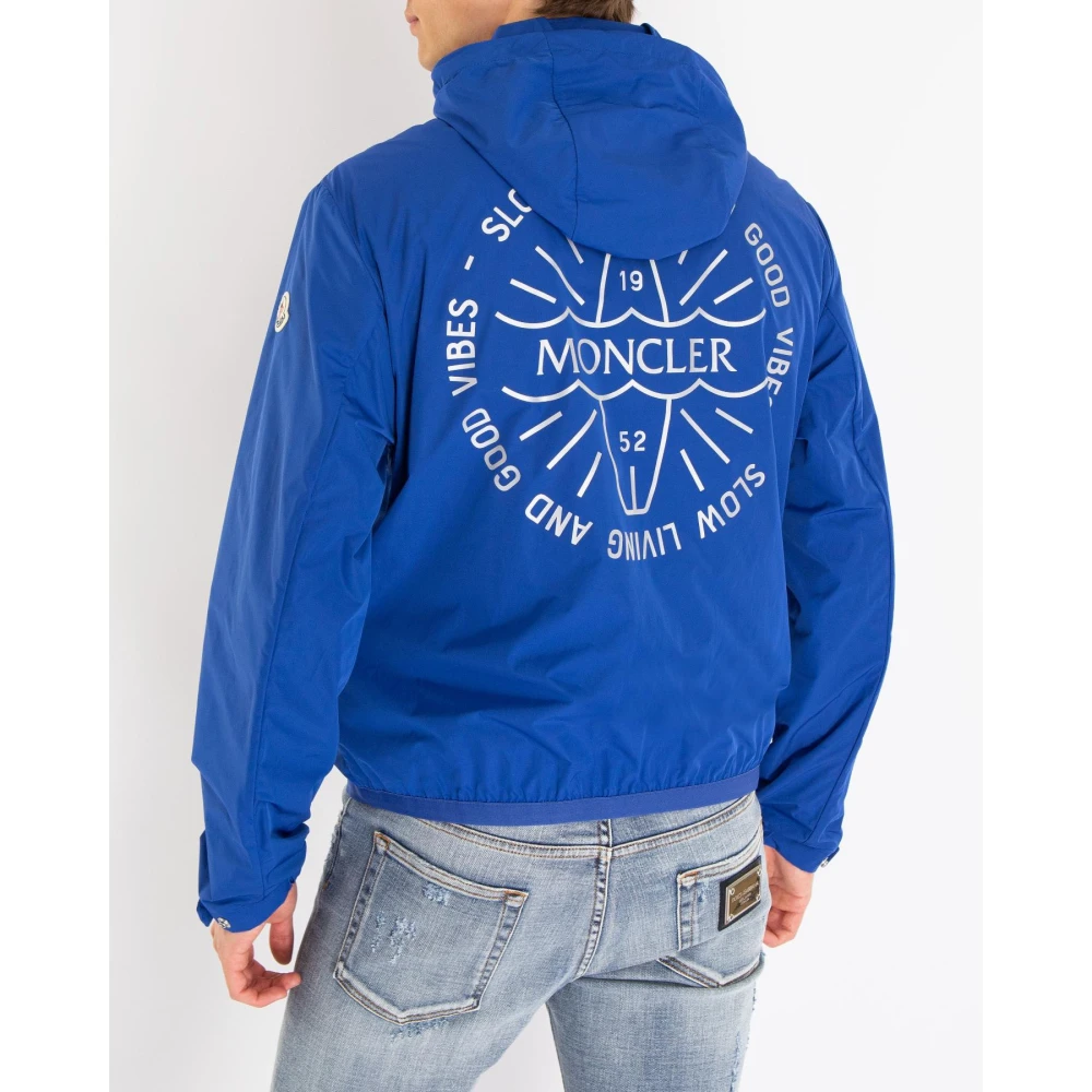 Moncler Heren Clapier Jacket Blauw Blue Heren