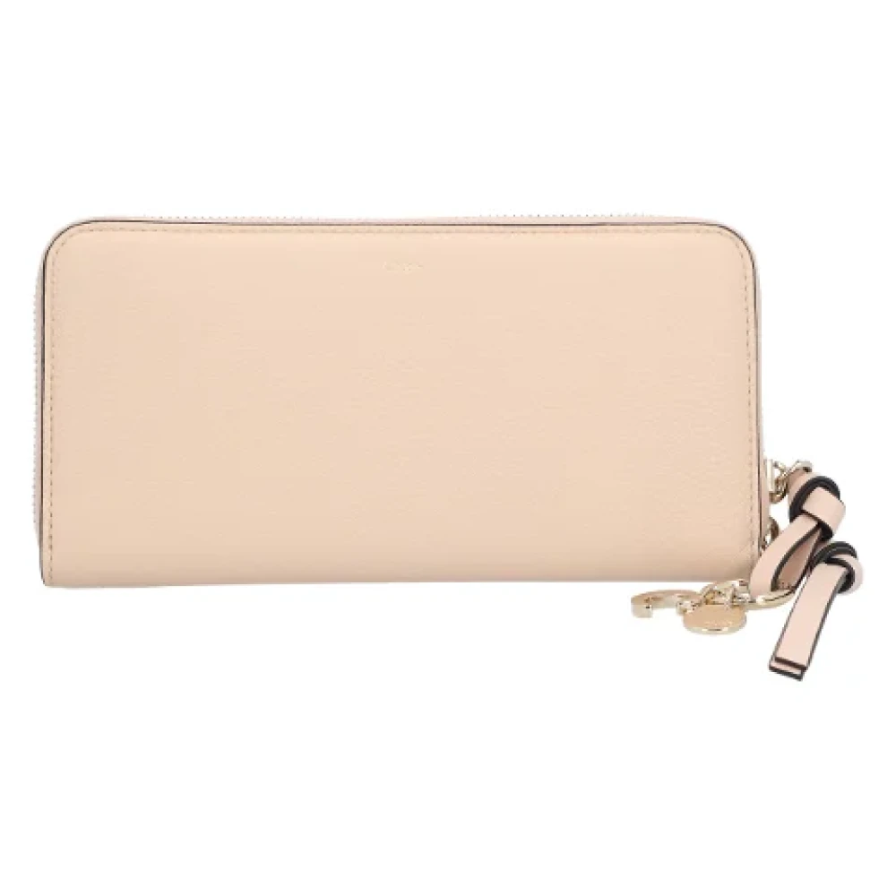 Chloé Leather pouches Beige Dames