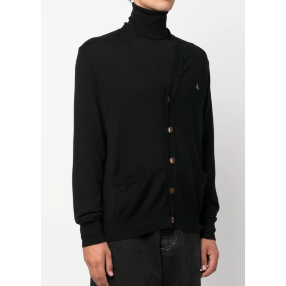 Vivienne Westwood Zwarte Heren Cardigan Black Heren