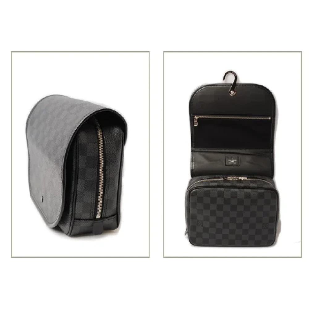 Louis Vuitton Vintage Pre-owned Canvas clutches Gray Heren