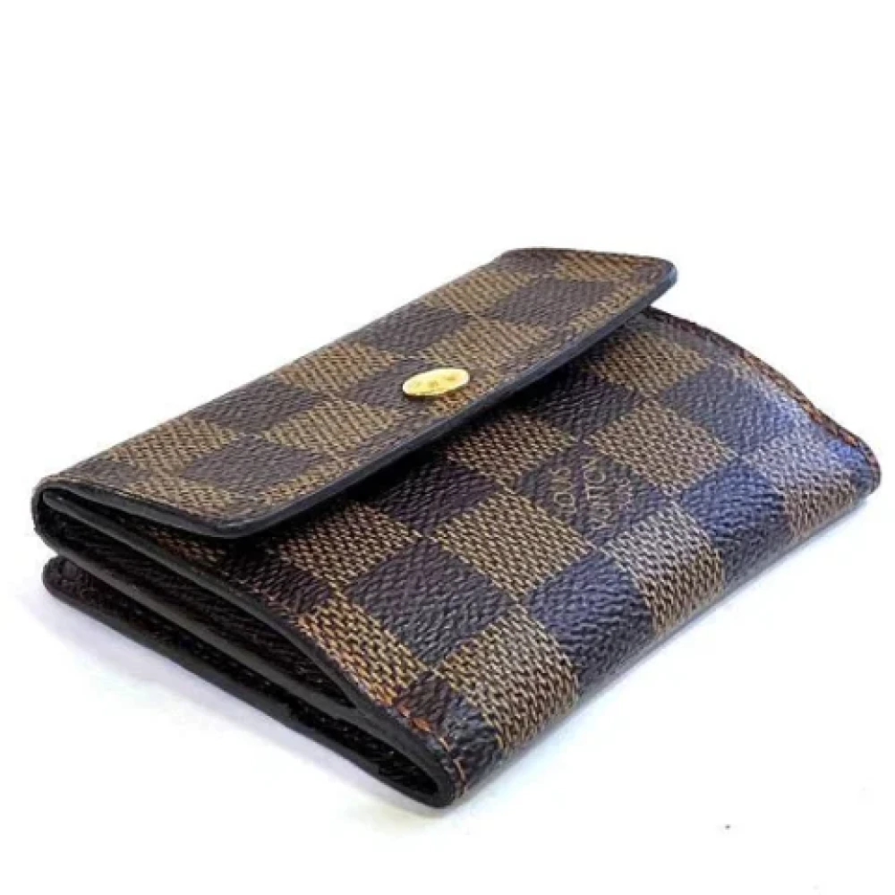 Louis Vuitton Vintage Pre-owned Canvas wallets Brown Dames