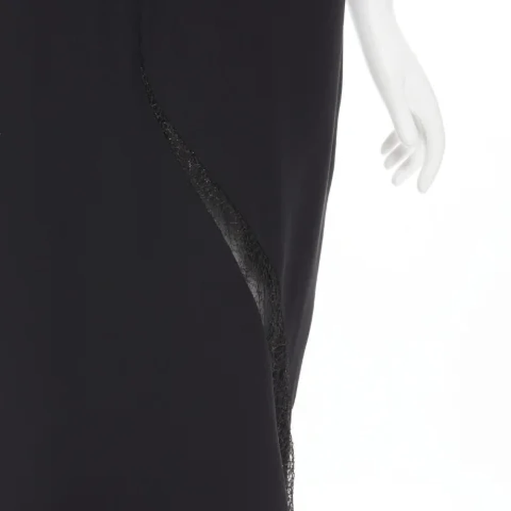 Versace Pre-owned Silk dresses Black Dames
