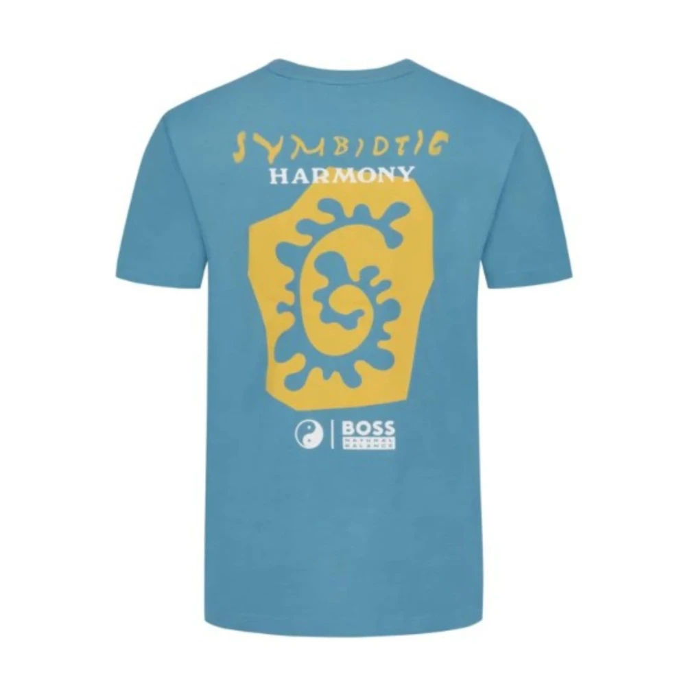 Hugo Boss Mannen Koraal T-shirt Blue Heren