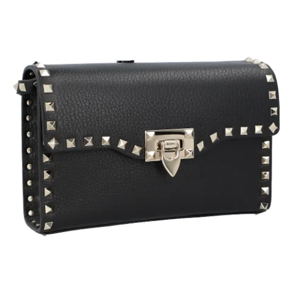 Valentino Leather crossbody-bags Black Dames